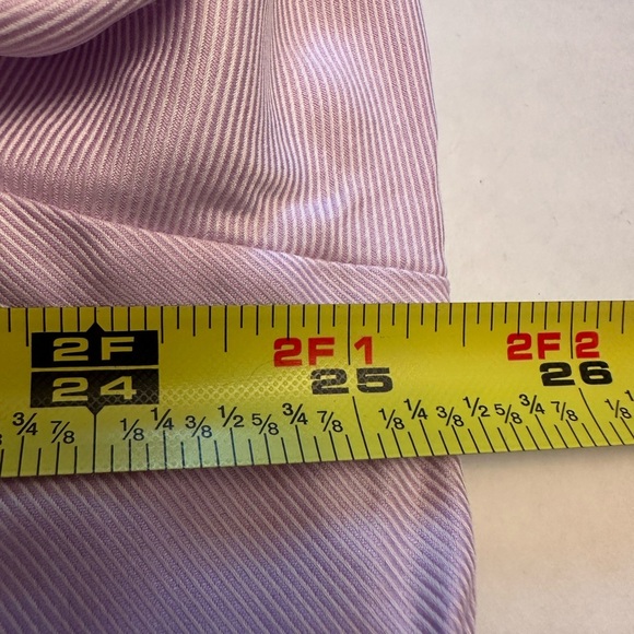 Brooks Brothers Makers Oxford Shirt Men’s XXL Pink Purple Non-Iron Made In USA - Picture 5 of 7